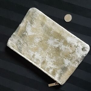 Sephora Metallic Cosmetic Bag/Clutch